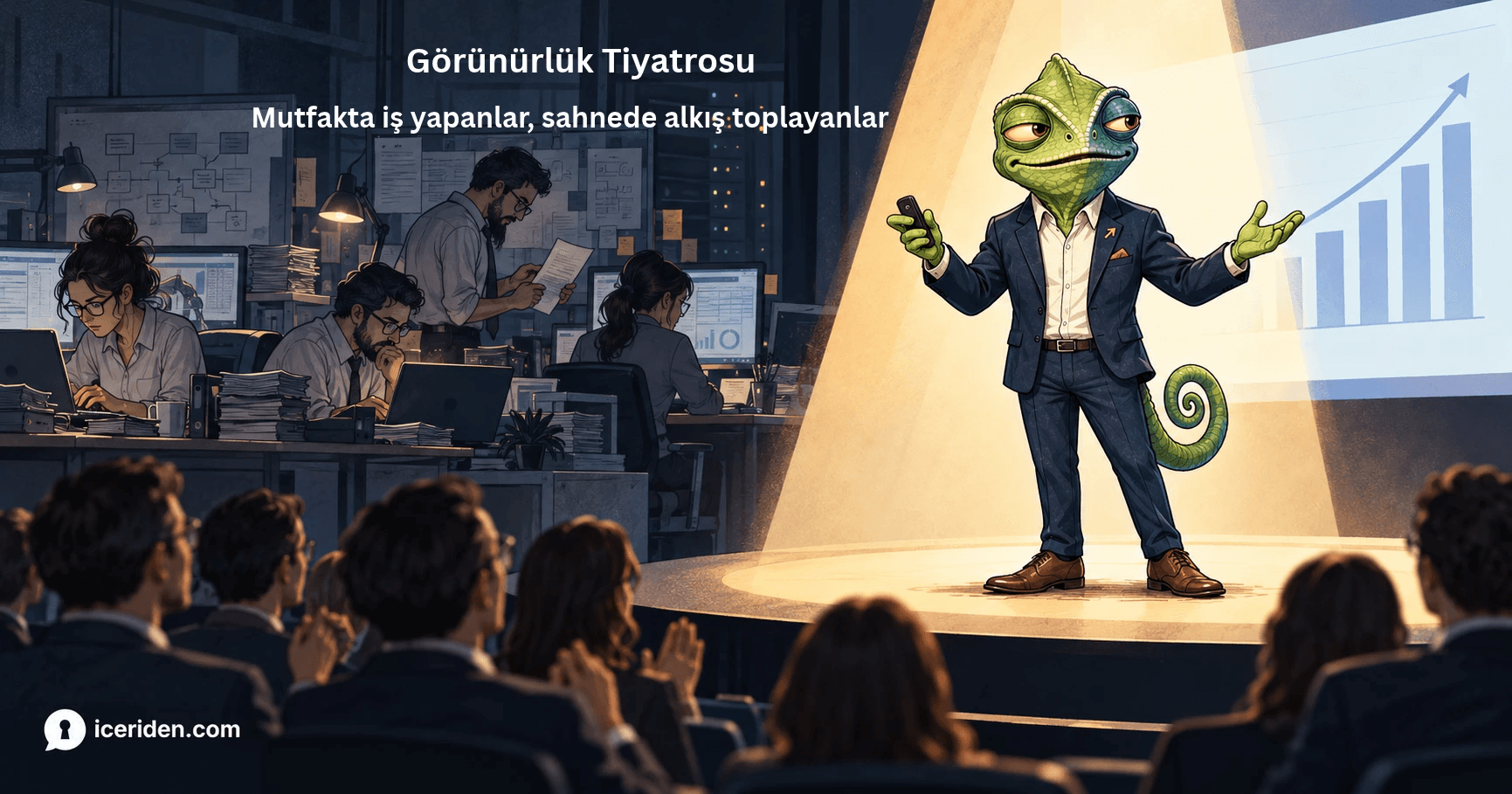 Kurumsal Hayatta Görünürlük Tiyatrosu: Kim Gerçekten Üretiyor, Kim Üretiyormuş Gibi Yapıyor?