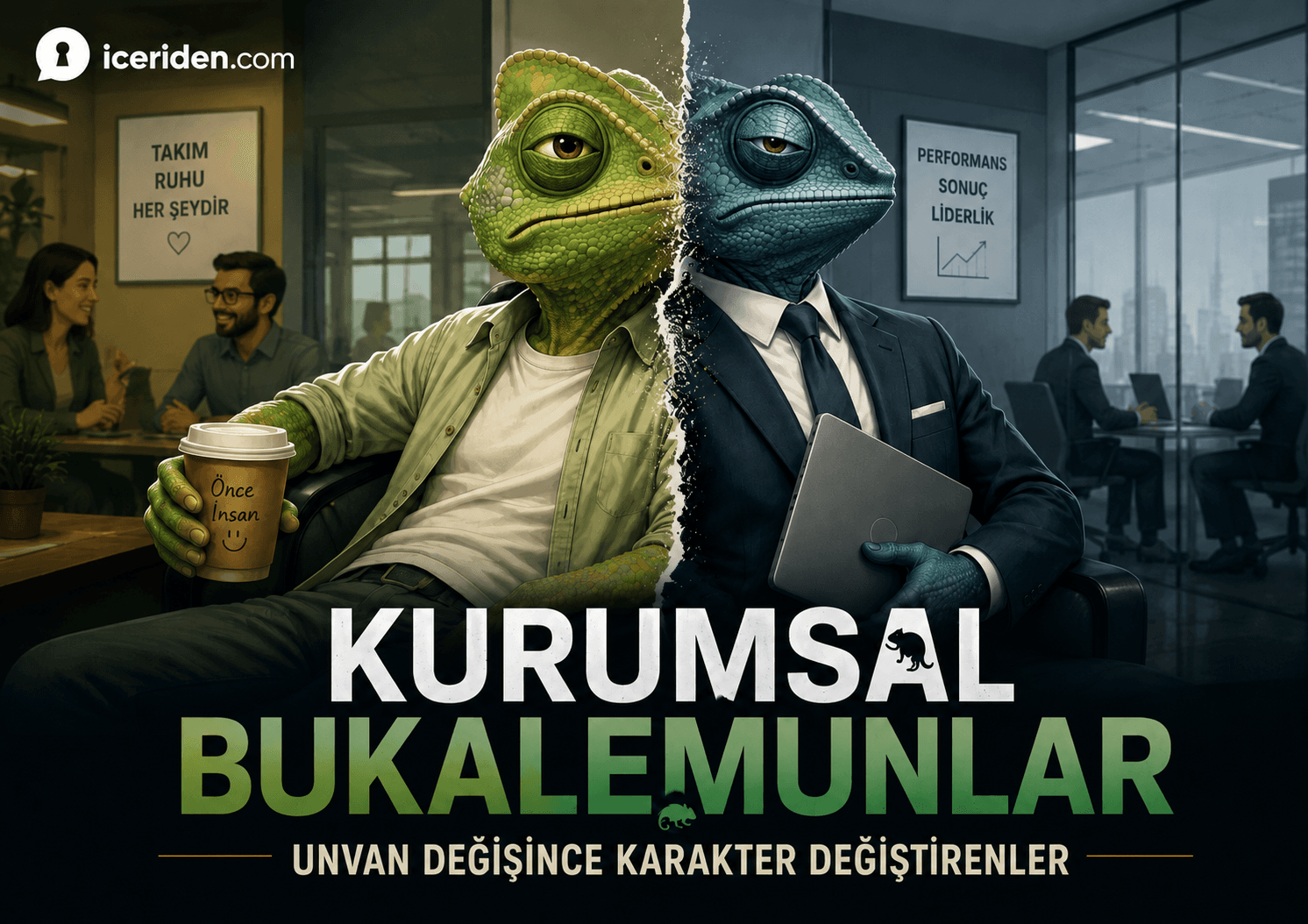 Kurumsal Bukalemunlar: Unvan Değişince Karakter Değiştirenler